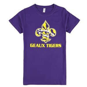 G-III Sports Womens Geaux Tigers Graphic T-Shirt, NWT